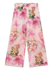 Guess Spodnie materiałowe J6GB01 WA2T0 Różowy Relaxed Fit. Czerwone spodnie dziewczęce Guess, z materiału. Za 269.99 zł.