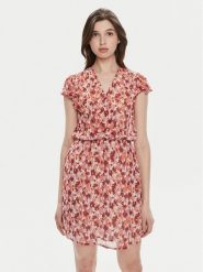 Morgan Sukienka letnia 241-RINA Pomarańczowy Regular Fit. Brązowe sukienki damskie Morgan, na lato, bez wzorów, z syntetyku, bez kołnierzyka, bez ramiączek. Za 249.99 zł.