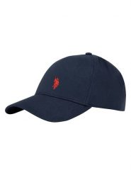 U.S. Polo Assn. Czapka w kolorze granatowym rozmiar: onesize. Niebieskie czapki męskie U.S. Polo Assn., bez wzorów, z bawełny, sportowe. Za 74.28 zł.
