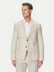 JOOP! Marynarka Hoverest 30102592 Beżowy jasny Slim Fit. Brązowe marynarki męskie Joop!, bez wzorów, ze lnu. Za 1,659.00 zł.