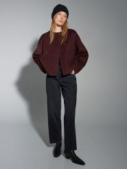 OPUS Czapka "Awami" w kolorze czarnym rozmiar: onesize. Czarne czapki zimowe damskie Opus, ze splotem. Za 65.99 zł.