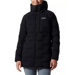 Kurtka puchowa damska Mountain Hardwear Stretchdown. Czarne kurtki damskie MOUNTAIN HARDWEAR, m, bez wzorów, z puchu, bez kaptura. Za 1,599.00 zł.
