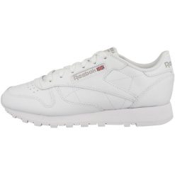 Damskie trampki na co dzień Reebok cCLASSIC LEATHER 100008496 Biały. Białe trampki i tenisówki damskie Reebok, bez wzorów, z materiału. Za 368.00 zł.
