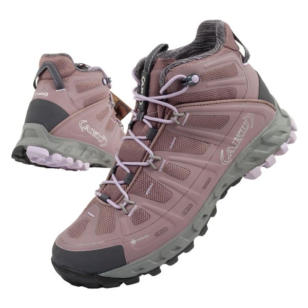 Buty trekkingowe damskie Aku Selvatica Mid Gore-tex. Fioletowe obuwie trekkingowe damskie Aku. Za 369.00 zł.