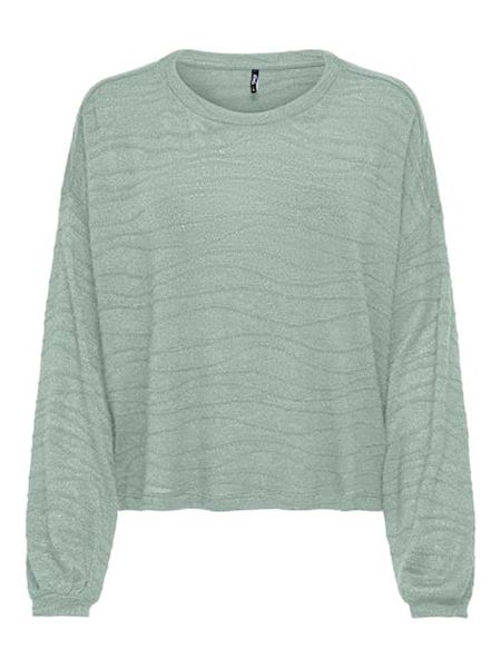 ONLY Bluzka w kolorze zielonym rozmiar: M. Zielone bluzki damskie Only, m, bez wzorów, bez kołnierzyka, bez ramiączek. Za 61.31 zł.