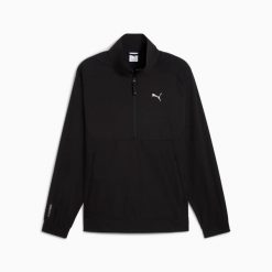 Bluza męska Puma PUMATECH MATERIAL MIX RELAXED HZ 63210101. Czarne bluzy bez kaptura męskie Puma, l, z elastanu. Za 276.86 zł.