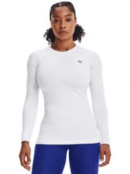 Under Armour Koszulka funkcyjna w kolorze białym rozmiar: S. Białe bluzki sportowe damskie Under Armour, s, z materiału, bez kołnierzyka, bez ramiączek. Za 162.49 zł.