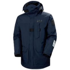 Parka arctic Helly Hansen Ocean h2flow. Niebieskie parki męskie Helly Hansen, xl, bez wzorów, z dzianiny. Za 2,619.50 zł.