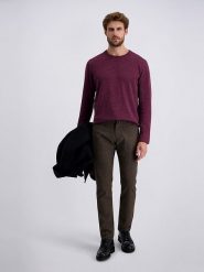 Pierre Cardin Spodnie w kolorze brązowym rozmiar: W33/L34. Brązowe spodnie materiałowe męskie Pierre Cardin, z aplikacjami, z materiału, klasyczne. Za 199.95 zł.