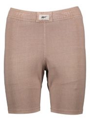 Reebok Szorty kolarskie w kolorze beżowym rozmiar: M. Brązowe szorty damskie Reebok, bez wzorów. Za 74.95 zł.