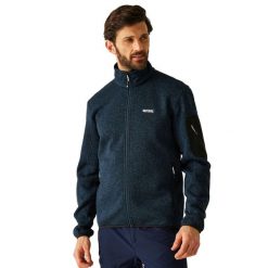 Bluza Polarowa Męska Melanżowy Pełen Suwak Newhill. Niebieskie bluzy z kapturem męskie Regatta, l, z dzianiny. Za 140.99 zł.