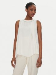 Rinascimento Bluzka CFC0122465003 Écru Regular Fit. Bluzki damskie RINASCIMENTO, xs, bez wzorów, z syntetyku, bez kołnierzyka, bez ramiączek. Za 209.99 zł.