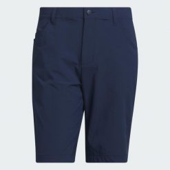 Szorty Ultimate365 5-Pocket Golf. Czarne szorty męskie Adidas, z elastanu, bez kołnierzyka. Za 349.00 zł.