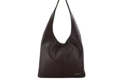 Worek skórzany BARBERINI'S c. brązowy 994-11. Brązowe shopper bag damskie Barberinis, bez wzorów, ze skóry, duże, bez dodatków. Za 259.99 zł.