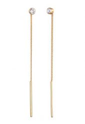 Elli Damskie kolczyki w kształcie kropli Basic z kryształem ze srebra próby 925 sterling silver Kolczyki 1 ct. Szare kolczyki damskie Elli, z kryształem, srebrne. Za 248.99 zł.