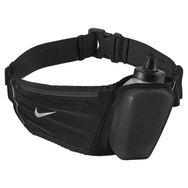 Pasek hydracyjny Nike Flex Stride 12 OZ. Czarne paski męskie Nike, bez wzorów, sportowe. Za 286.00 zł.