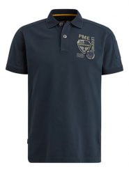 PME Legend Koszulka polo w kolorze granatowym rozmiar: M. Niebieskie koszulki polo męskie PME Legend, m, bez wzorów, z bawełny, bez ramiączek. Za 184.46 zł.