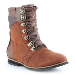 Buty Columbia Twentythird Ave Wp Mid W BL2769-256 brązowe. Brązowe botki damskie z gumy, bez obcasa, bez zapięcia. Za 544.84 zł.