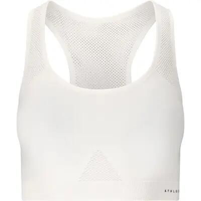 Athlecia Biustonosz sportowy Rosemary V2 Seamless z poliamidu – 1002 White. Białe biustonosze sportowe damskie Athlecia, bez wzorów, z elastanu. Za 131.50 zł.