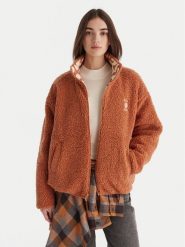 Billabong Kożuch EBJJK00169 Brązowy Regular Fit. Brązowe futra damskie Billabong, xs. Za 739.99 zł.