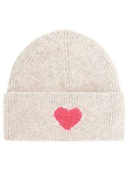 Zwillingsherz Czapka "Heart" w kolorze jasnoszarym rozmiar: onesize. Szare czapki zimowe damskie Zwillingsherz, z materiału. Za 149.95 zł.