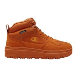 Buty Champion RD18 Utility Wp Mid S22298 MS502 brązowe. Brązowe buty sportowe na co dzień męskie z gumy, bez zapięcia. Za 375.76 zł.