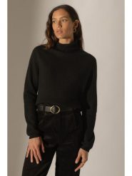 Perfect Cashmere Kaszmirowy sweter "Ruby" w kolorze czarnym rozmiar: L. Czarne golfy damskie Perfect Cashmere, l, bez wzorów, z kaszmiru, bez ramiączek. Za 291.93 zł.