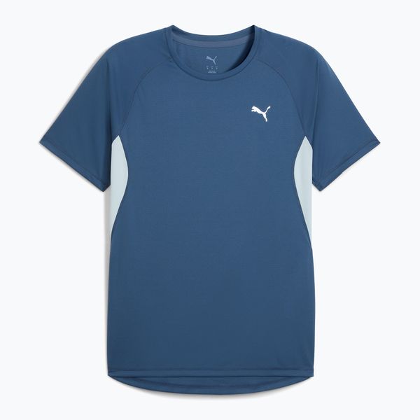 Koszulka do biegania męska PUMA Run Velocity Tee Poly. Niebieskie t-shirty sportowe męskie Puma, m, bez ramiączek, do biegania. Za 129.99 zł.