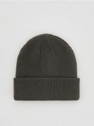 Czapka beanie z dodatkiem wełny - jasnoszary. Szare czapki męskie Reserved, bez wzorów, z wełny. Za 69.99 zł.