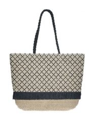 BLE Shopper bag w kolorze beżowym - 40 x 30 x 15 cm rozmiar: onesize. Brązowe shopper bag damskie BLE, bez wzorów, z materiału, na ramię, bez dodatków. Za 62.61 zł.
