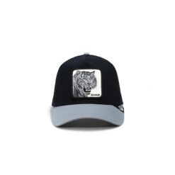 Czapka z daszkiem Goorin Bros. The Savage Tiger Trucker 101-1778-BLK. Czarne czapki męskie Goorin Bros, bez wzorów. Za 179.00 zł.