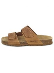 BABUNKERS Family Skórzane klapki w kolorze brązowym rozmiar: 41. Brązowe klapki i japonki męskie BABUNKERS Family. Za 165.99 zł.