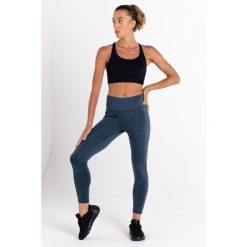Legitimate damskie sportowe legginsy. Niebieskie legginsy damskie Dare 2b, bez wzorów, z tkaniny. W wyprzedaży za 159.99 zł.