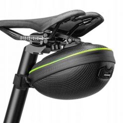 Sakwa, torba rowerowa pod siodło Rockbros B5-2 LED. Czarne torebki klasyczne damskie ROCKBROS, bez wzorów, bez dodatków. Za 84.00 zł.