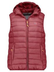 Geographical Norway Kamizelka pikowana "Vatikolor" w kolorze ciemnofioletowym rozmiar: L. Różowe kamizelki damskie Geographical Norway, l. Za 121.80 zł.