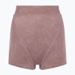 Spodenki treningowe damskie Carpatree Marble Story Seamless. Czerwone spodenki sportowe damskie Carpatree, bez wzorów, z elastanu, sportowe, z podwyższonym stanem. Za 159.99 zł.