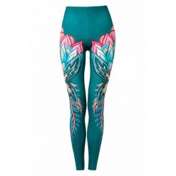Legginsy sportowe damskie DEEP TRIP Flora. Zielone legginsy damskie DEEP TRIP, m, bez wzorów. Za 179.00 zł.