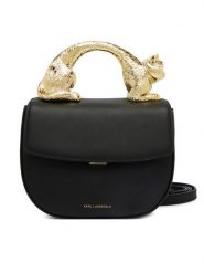 KARL LAGERFELD Torebka B2W30076 Czarny. Czarne torebki klasyczne damskie Karl Lagerfeld, bez wzorów, ze skóry, bez dodatków. Za 1,299.00 zł.