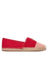 Tommy Hilfiger Espadryle Script Crochet Espadrille FW0FW09502 Czerwony. Czerwone espadryle damskie Tommy Hilfiger, bez wzorów, z materiału, bez obcasa. Za 369.99 zł.