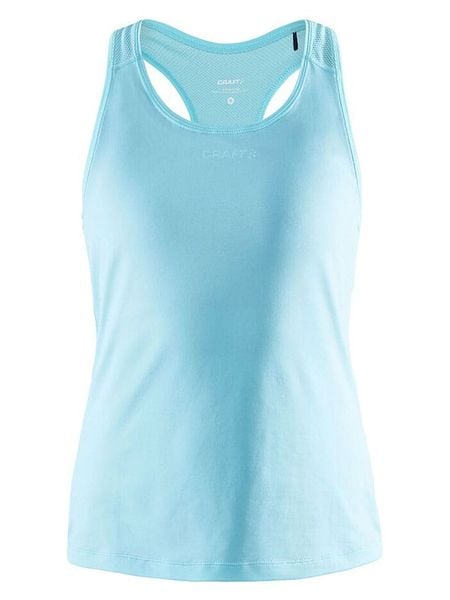 Craft Top sportowy "ADV Essence" w kolorze błękitnym rozmiar: XL. Niebieskie topy damskie Craft, xl, bez wzorów, bez kołnierzyka. Za 78.84 zł.