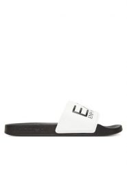 EA7 Emporio Armani Klapki 7X000108 AF15118 MZ096 Biały. Białe klapki i japonki męskie EA7 Emporio Armani, z tworzywa sztucznego. Za 149.99 zł.