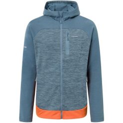 Bluza turystyczna męska Viking Delmore. Brązowe bluzy sportowe męskie VIKING, bez wzorów, z elastanu, klasyczne, bez kołnierzyka, bez ramiączek. Za 215.00 zł.