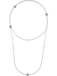Mitzuko Srebrny naszyjnik "Prestige" z perłami rozmiar: 120 cm. Białe naszyjniki damskie Mitzuko, srebrne. Za 448.99 zł.