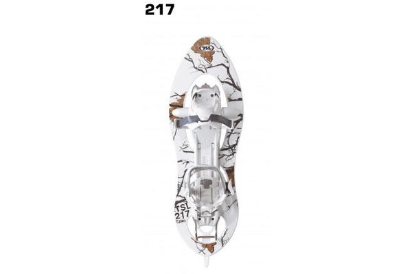 Rakiety śnieżne TSL 217 camo. Białe obuwie trekkingowe damskie TSL, na zimę. Za 910.00 zł.