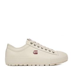 Trampki G-Star Raw. Białe trampki i tenisówki męskie G-Star Raw, bez wzorów, bez zapięcia. Za 229.99 zł.