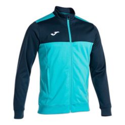 Bluza dresowa zapinana na zamek błyskawiczny Joma Winner. Niebieskie bluzy bez kaptura męskie Joma, m, z dresówki. Za 260.50 zł.