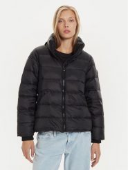 Tommy Hilfiger Kurtka puchowa WW0WW43118 Czarny Relaxed Fit. Czarne kurtki damskie Tommy Hilfiger, l, bez wzorów, z puchu, bez kaptura. Za 759.99 zł.