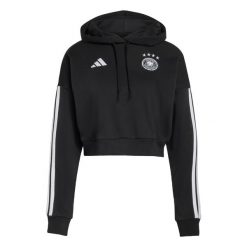 Bluza z kapturem Germany DNA. Czarne bluzy z kapturem damskie Adidas. Za 259.00 zł.