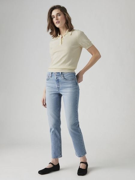 Levi's Dżinsy "501" - Regular fit - w kolorze błękitnym rozmiar: W26/L30. Niebieskie jeansy damskie Levi's, z podwyższonym stanem. Za 168.46 zł.