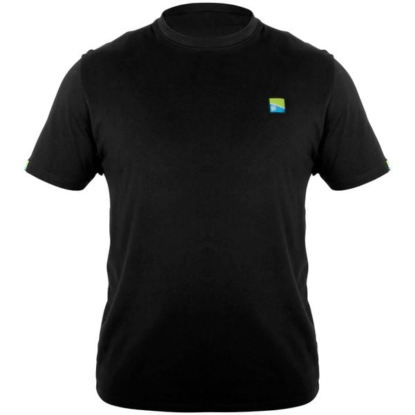 Koszulka Wędkarska Z Nadrukiem Preston Lightweight Black T-Shirt. Czarne t-shirty męskie FOX, m, bez wzorów, bez kołnierzyka. Za 94.99 zł.